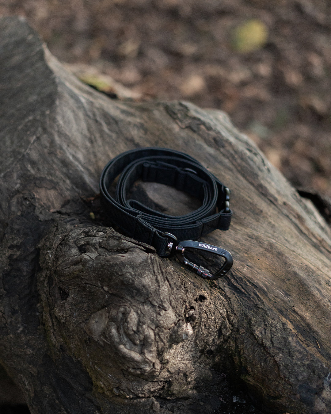 Black Dual Traffic Handle Dog Lead