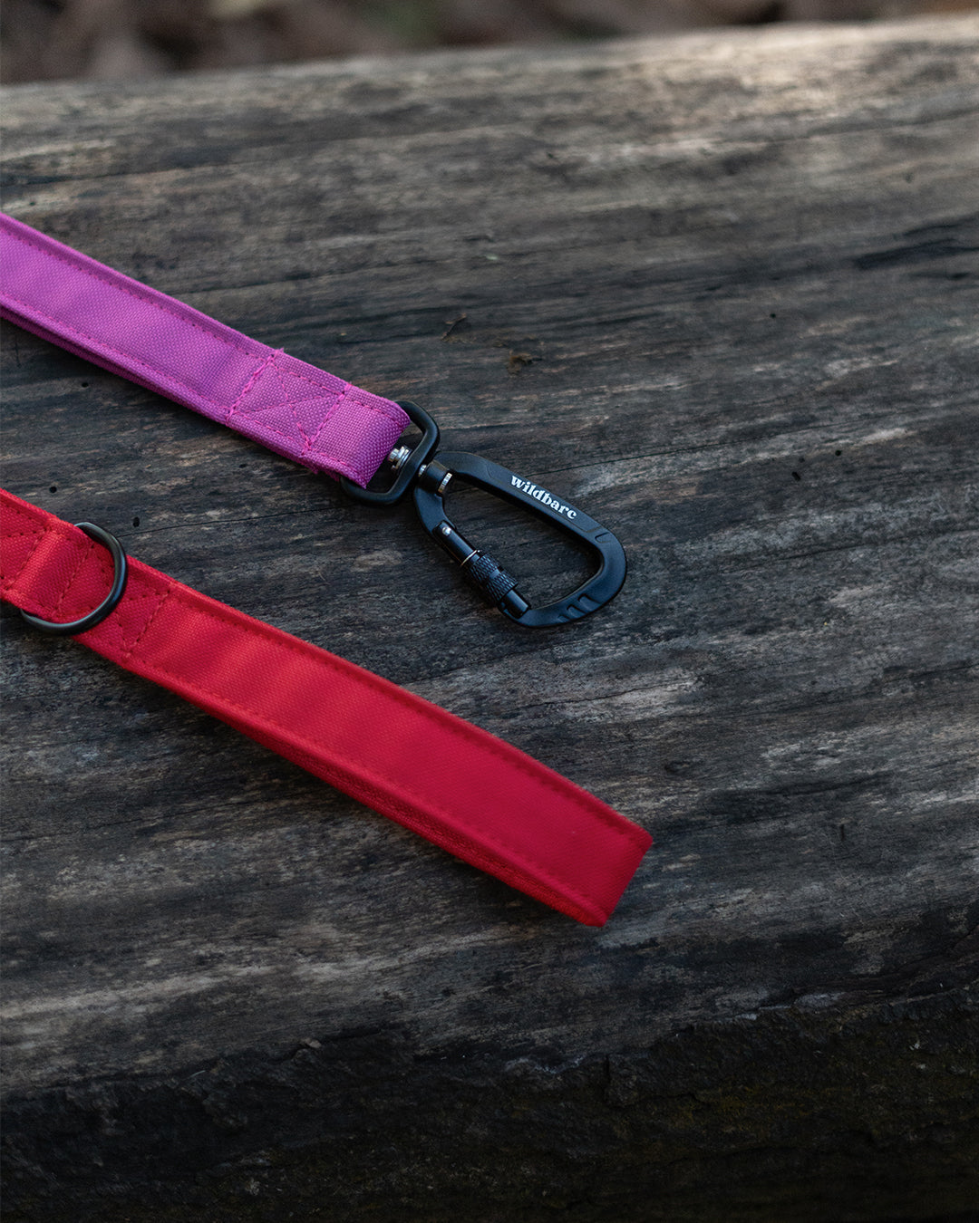 Red & Pink Dual Traffic Handle Dog Lead